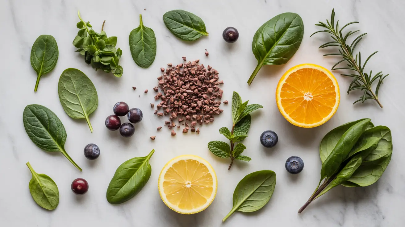 Natural foods and ingredients commonly associated with mitochondrial support and metabolic wellness